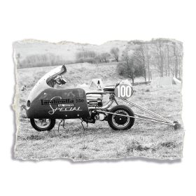 Lambretta 250 Special Racer Scooter - A3 Poster / Print