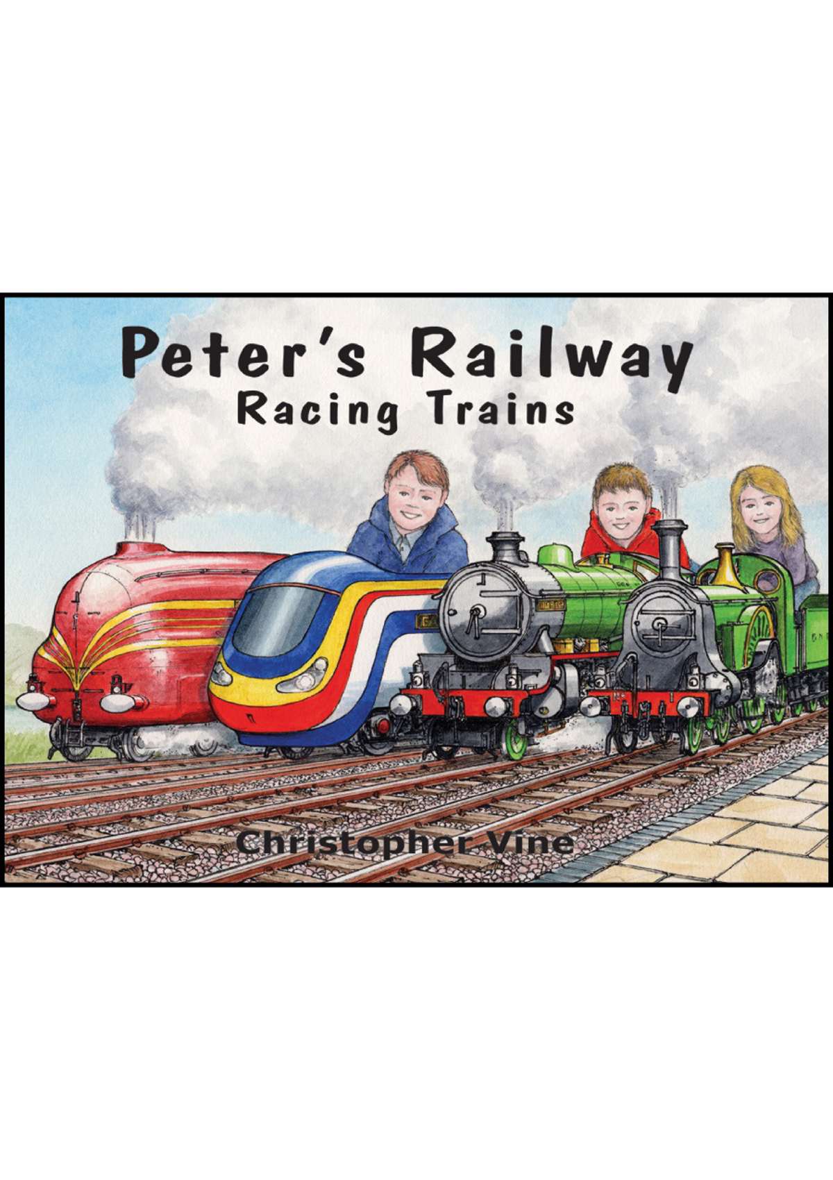 Book - Peter's Railway Racing Trains
