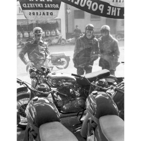 4x Greetings Cards: 1960's Motorcycle Greats