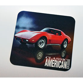 Classic American Coaster - Plastic - Corvette