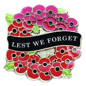 Best of British Pin Badge - Lest we Forget