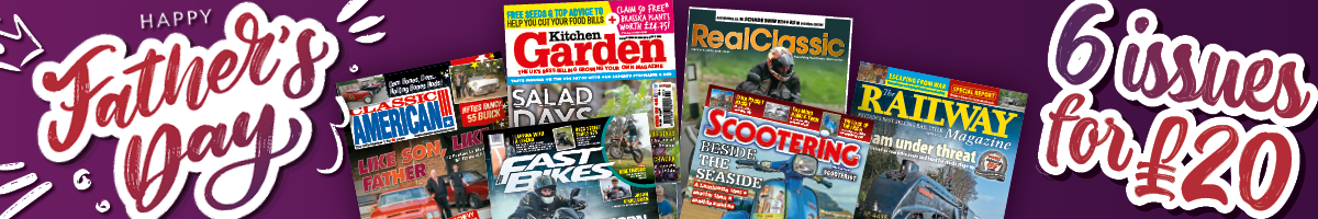 Treat someone special this Father's Day to a gift subscription to any of these magazine titles from only &poun;20.