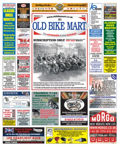 Old Bike Mart Newspaper - Print Subscription
