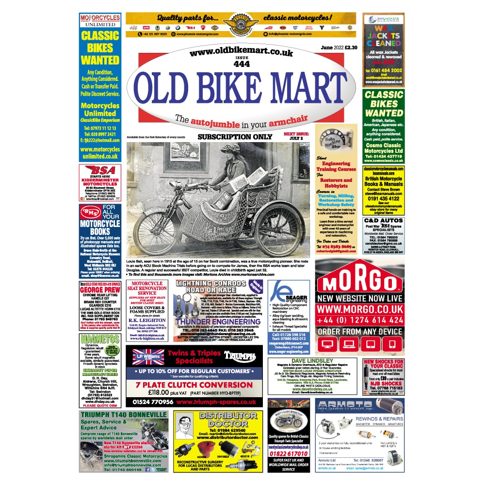Old Bike Mart Newspaper - Subscribe and save